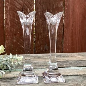 Vintage Nachtmann 24% lead crystal candlesticks